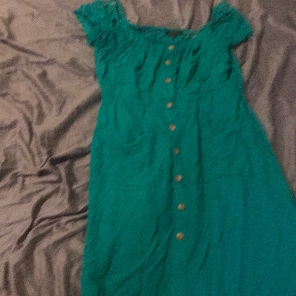 Green summer dress
